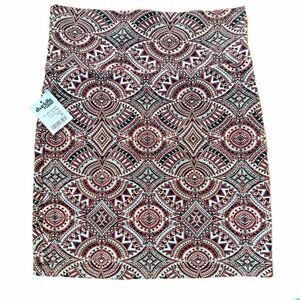 Charlotte Russe- Geometric Patterned Mini Skirt Skirt (sz xs) NWT